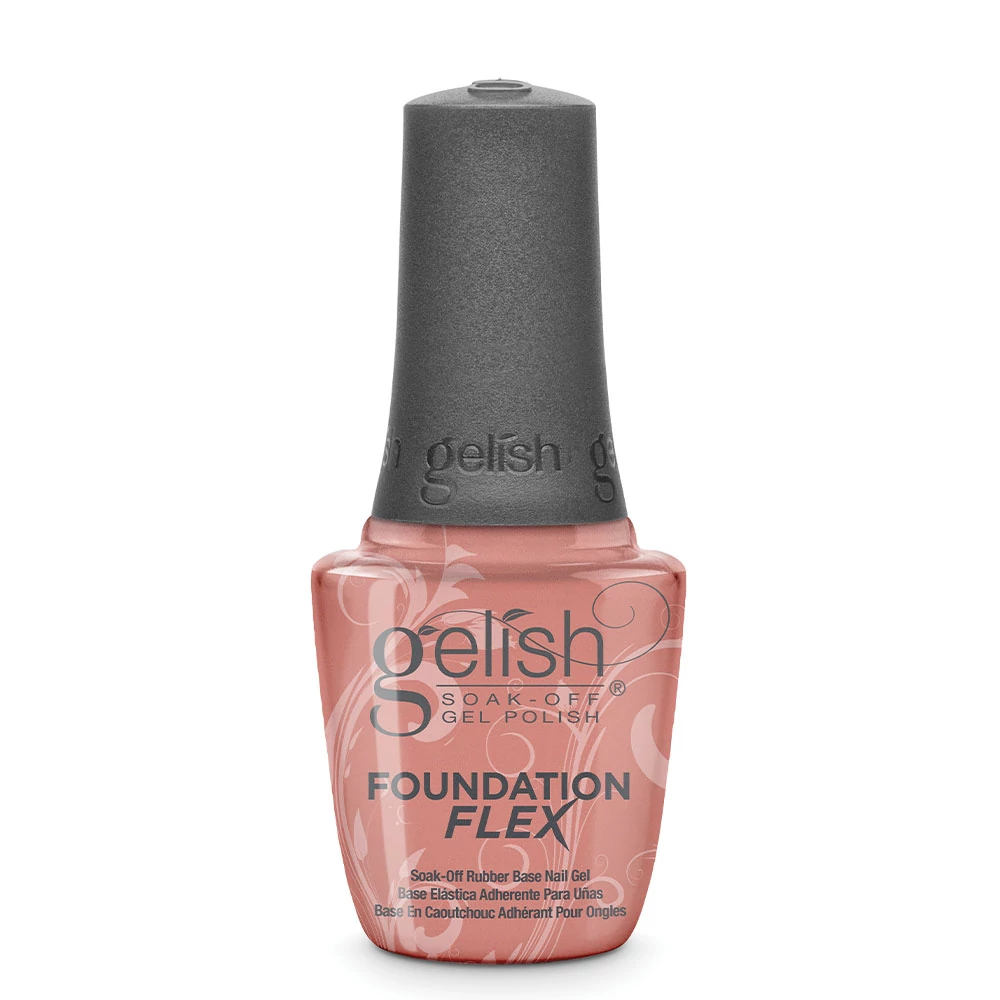 Gelish Foundation Flex Cover Beige gumizselé (fedő)