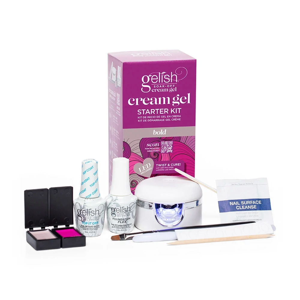 Gelish Cream Gel Palette Bold Kit színes gél lakk paletta csomag