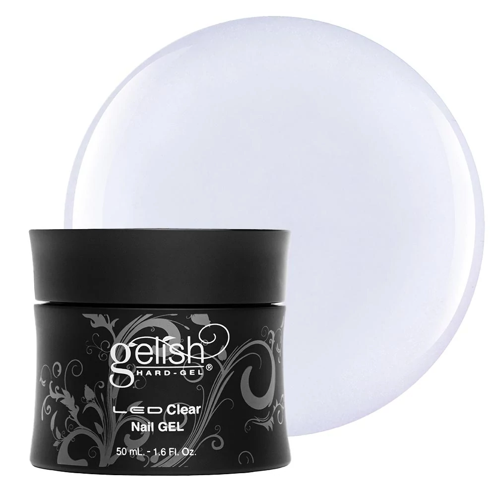 Gelish Hard Gel Clear átlátszó építőzselé 50 ml
