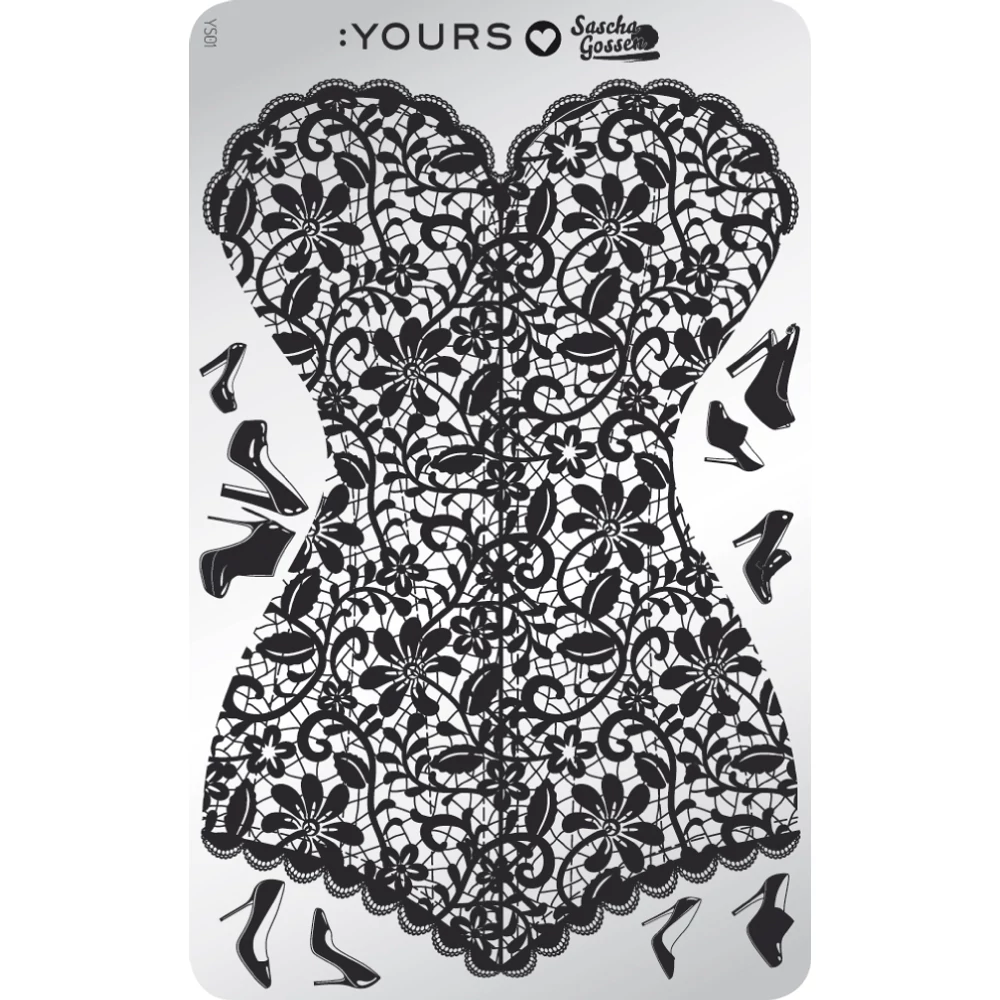 :YOURS Corset in Heels nyomdalemez