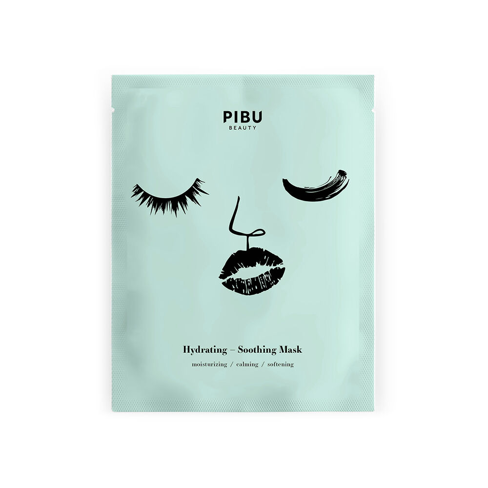 PIBU Beauty hidratáló-nyugtató arcmaszk szett - 5DB