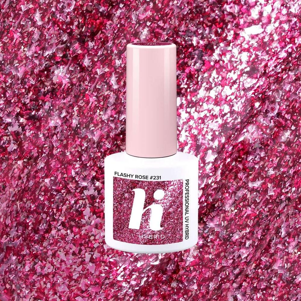 Hi Hybrid gél lakk Flashy Rose #231