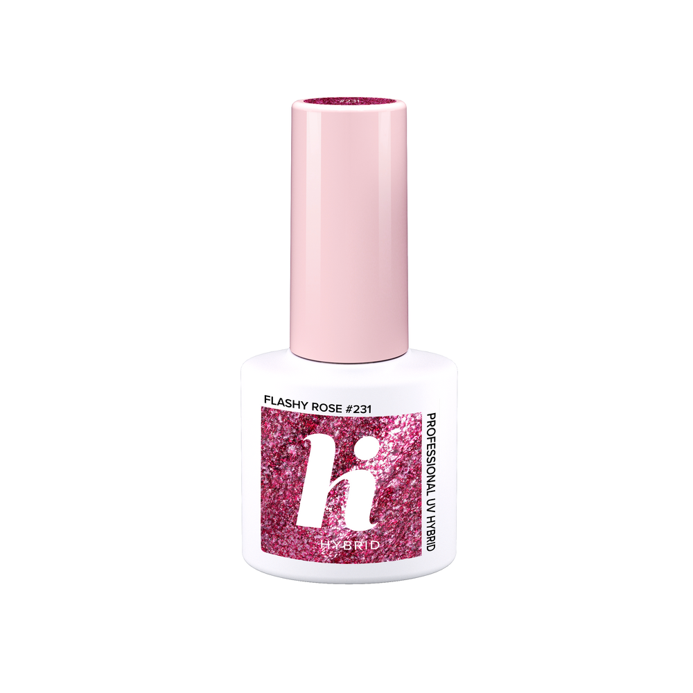Hi Hybrid gél lakk Flashy Rose #231
