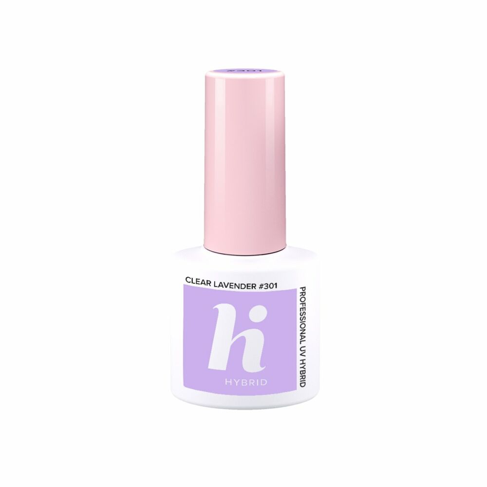 Hi Hybrid gél lakk Clear Lavender #301