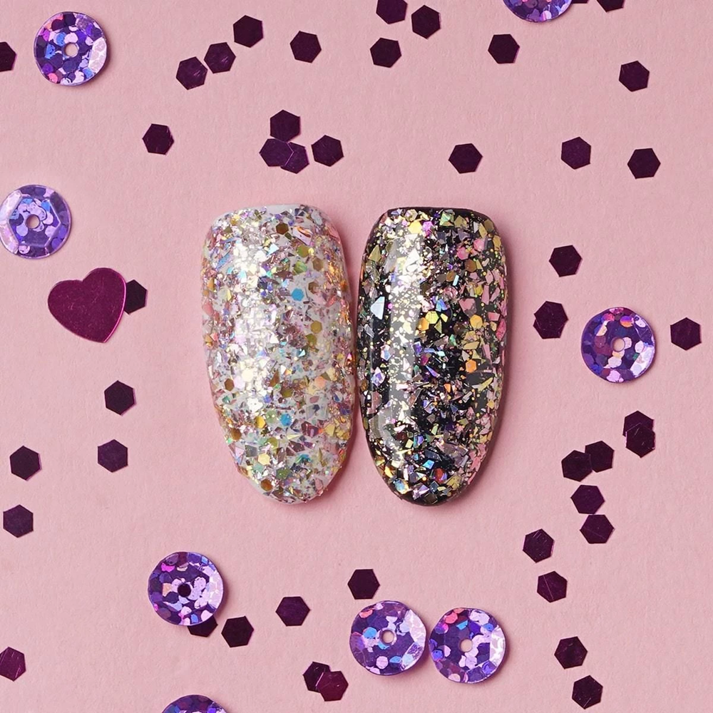 Hi Hybrid Glam Pink Gold Glitter #507 0,6g