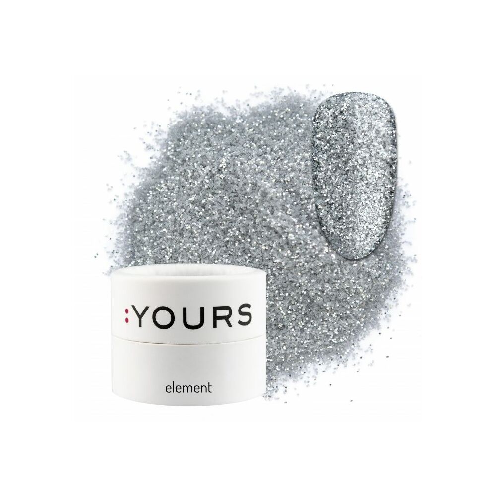 :YOURS Element Eco Glitter – Silver Shine