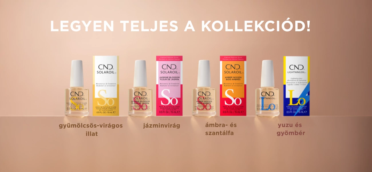 CND SOLAROIL illatok és CND LIGHTNINGOIL