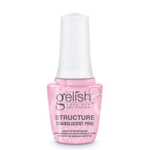 Gelish Brush On Structure Translucent Pink körömkiegyenlítő gél lakk (áttetsző rózsaszín) 15 ml