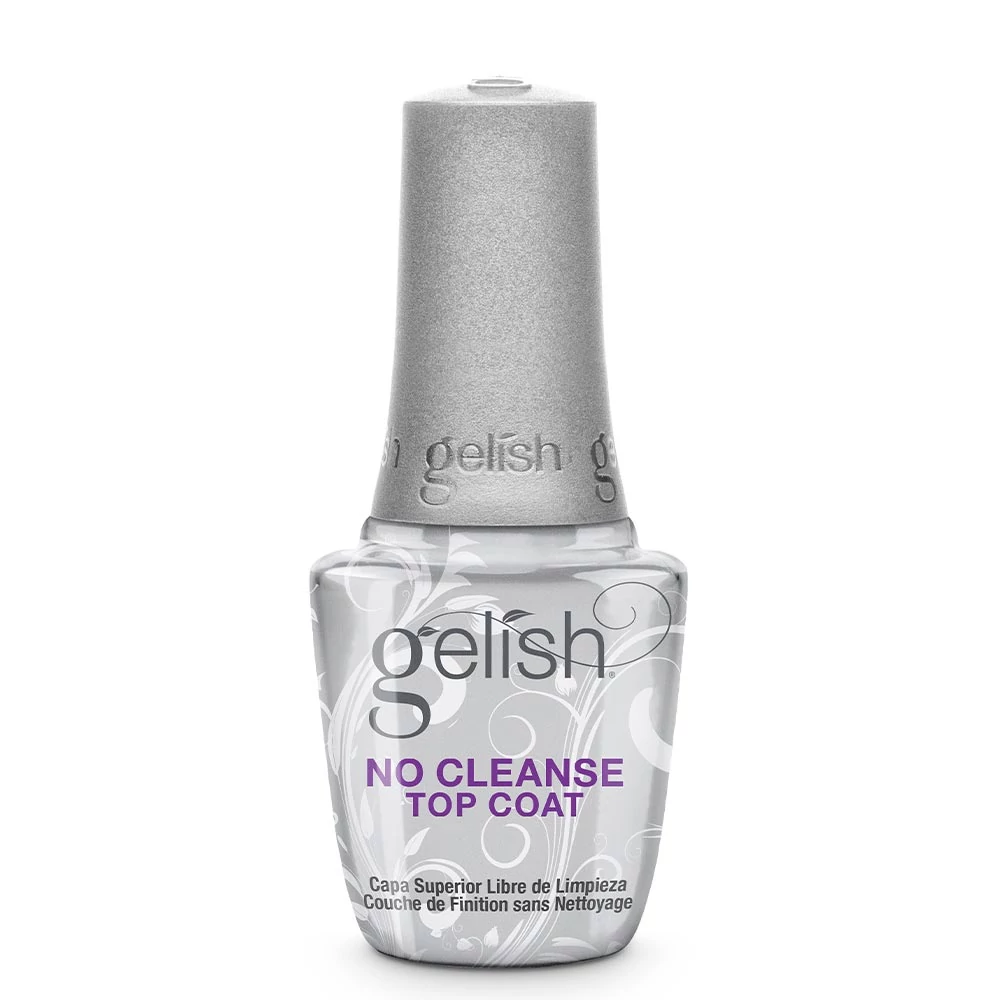 Gelish No Cleanse Top Coat fixálásmentes fedőlakk 15 ml